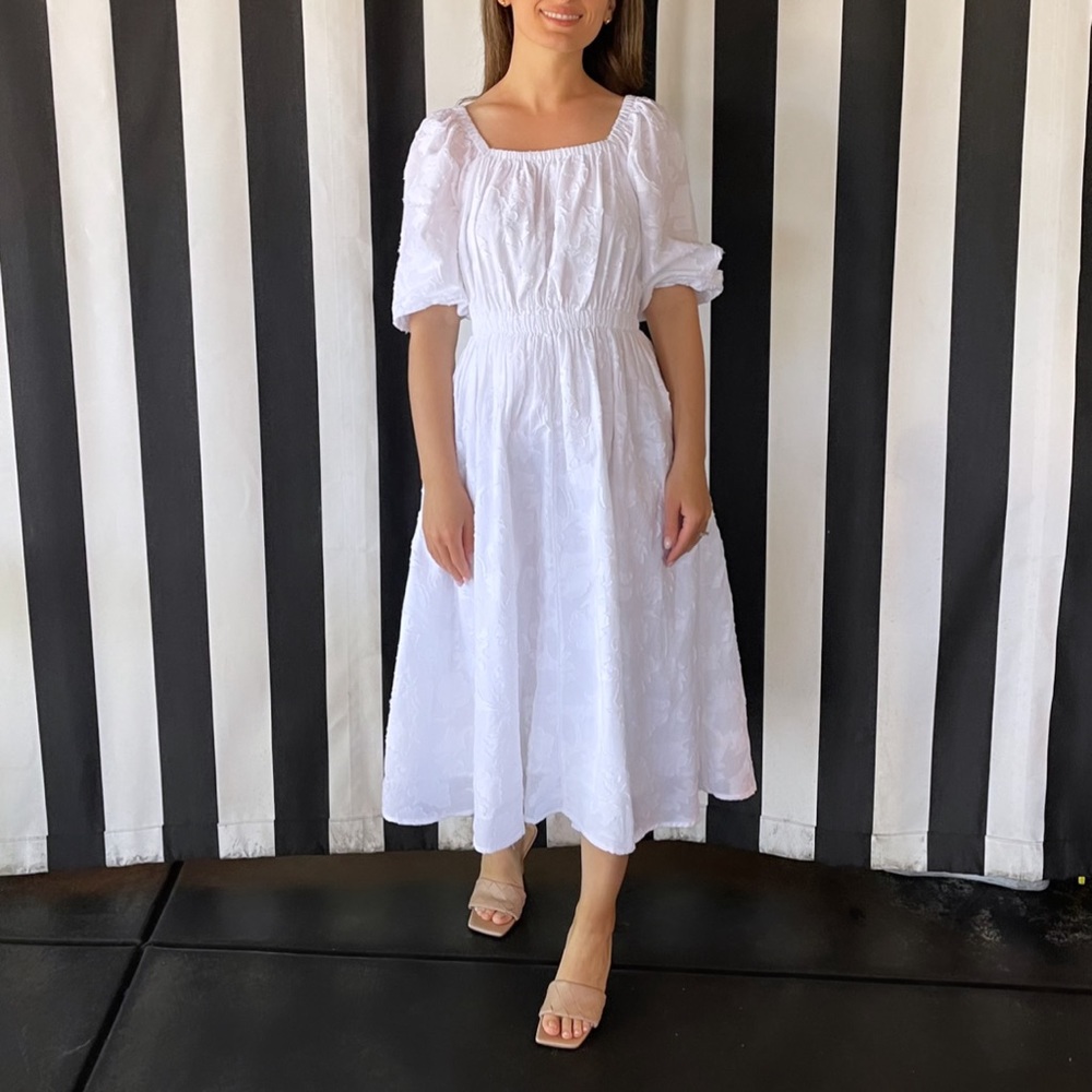 Nordstrom brand white cotton dress